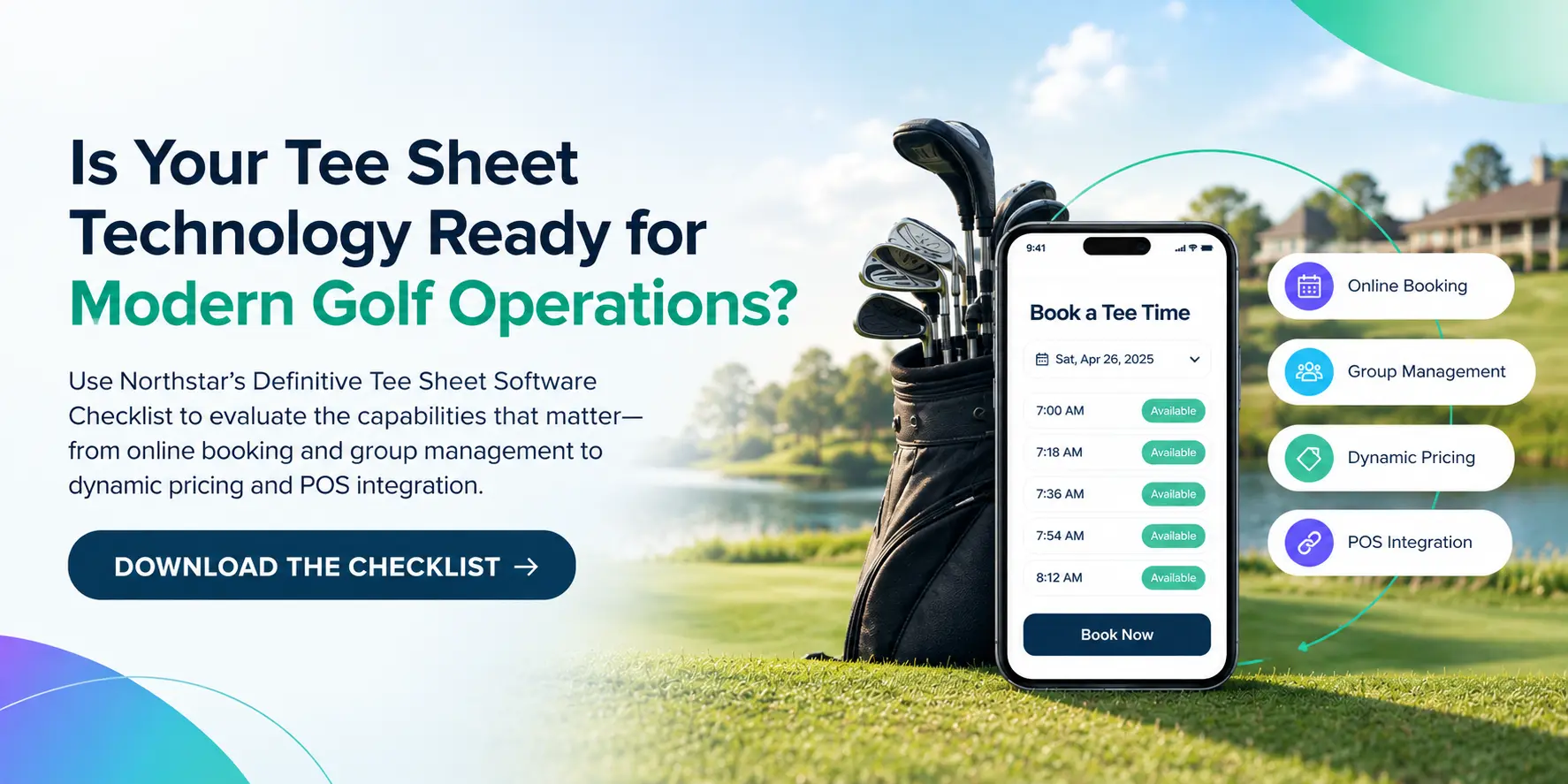Northstar Tee sheet checklist download